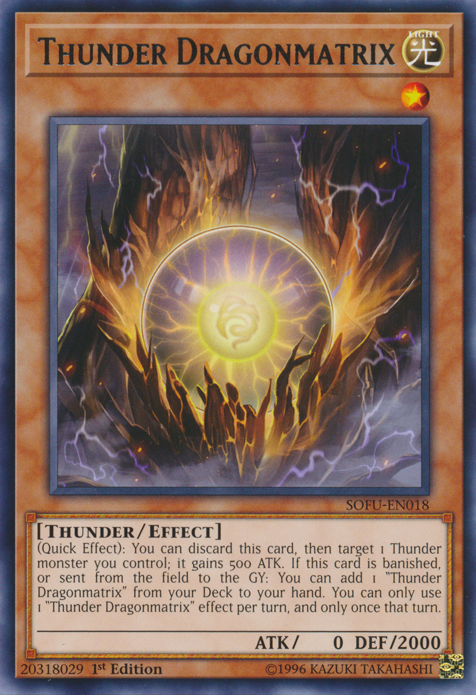 Thunder Dragonmatrix [SOFU-EN018] Rare | Odin's Place