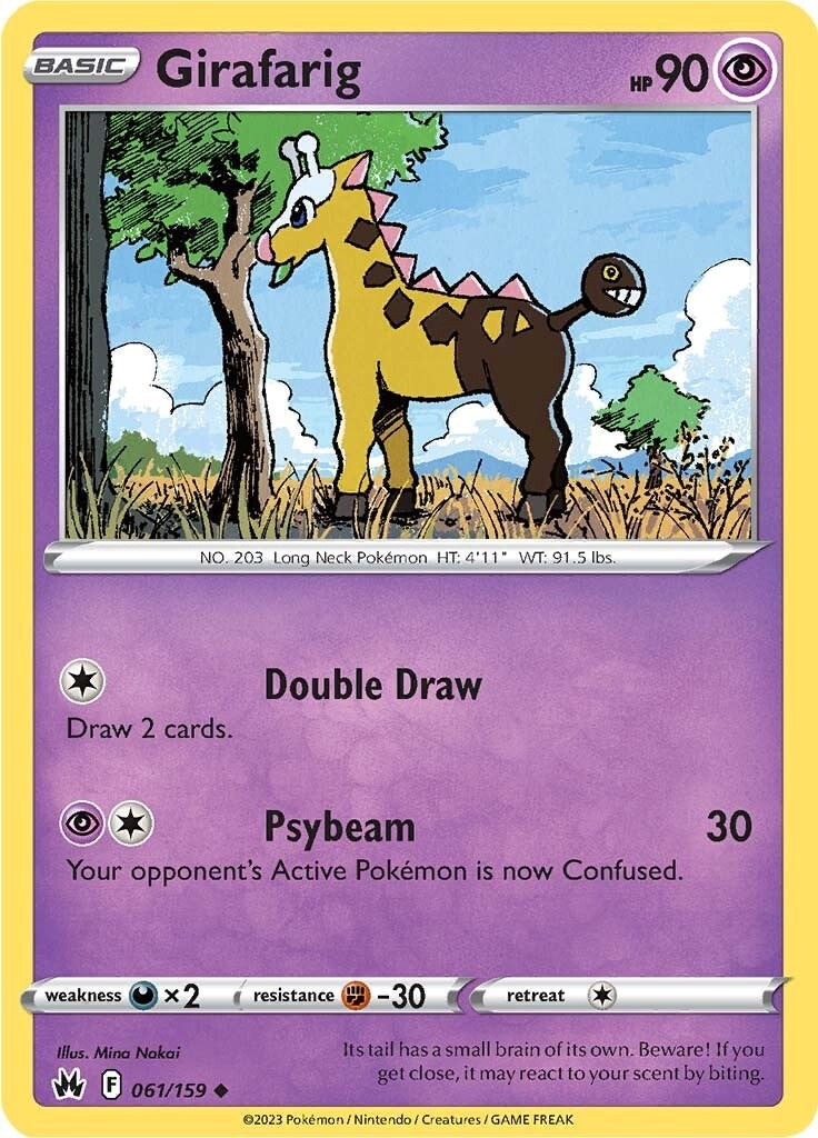 Girafarig (061/159) [Sword & Shield: Crown Zenith] | Odin's Place
