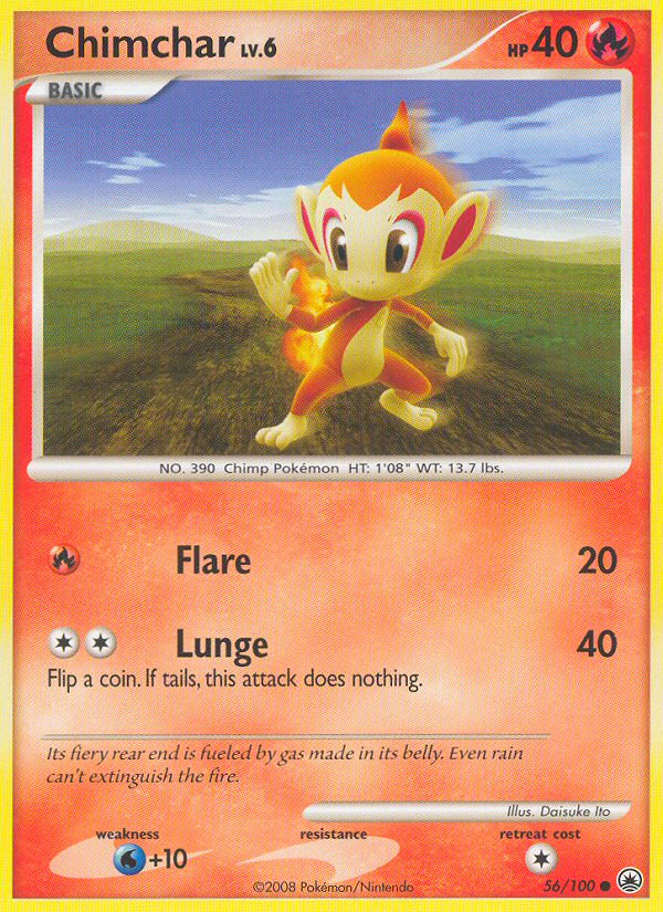 Chimchar (56/100) [Diamond & Pearl: Majestic Dawn] | Odin's Place