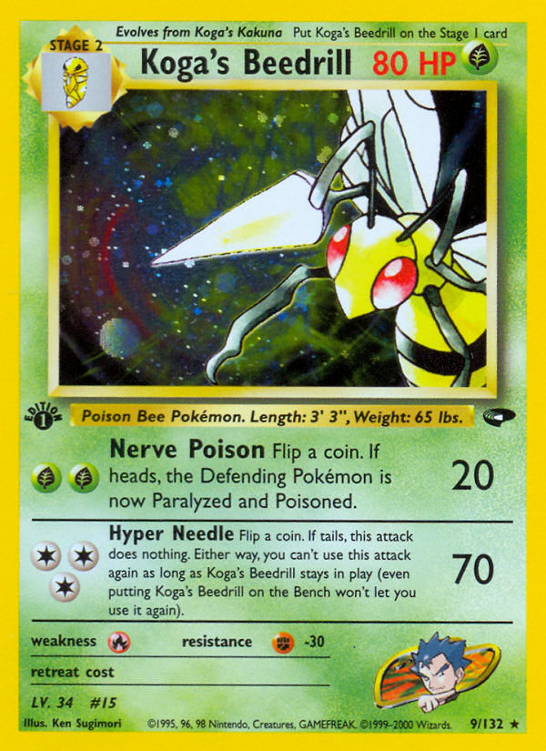 Koga's Beedrill (9/132) [Gym Challenge 1st Edition] | Odin's Place
