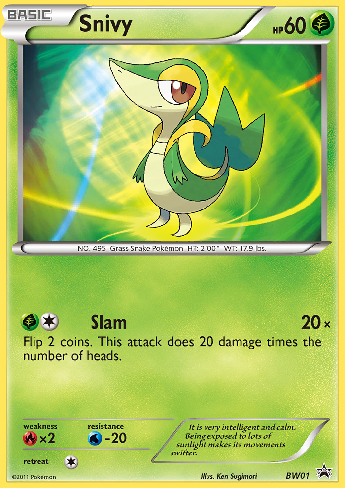 Snivy (BW01) [Black & White: Black Star Promos] | Odin's Place