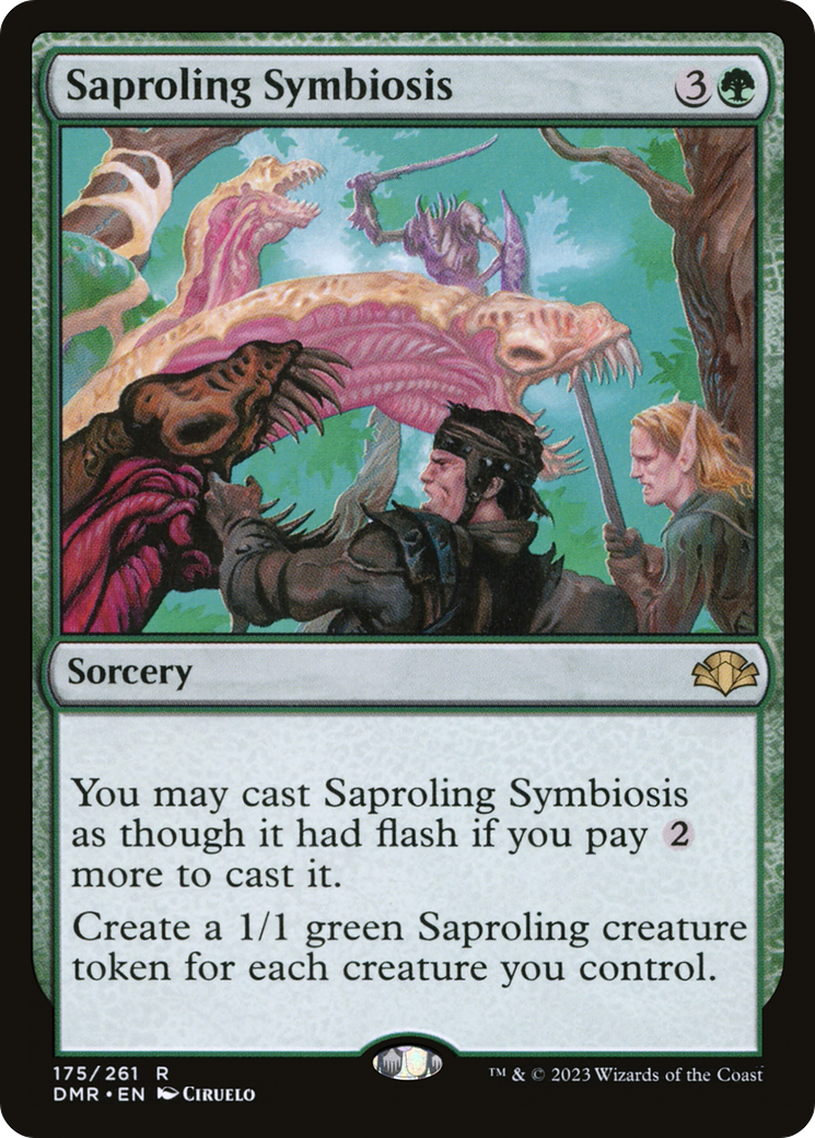 Saproling Symbiosis [Dominaria Remastered] | Odin's Place