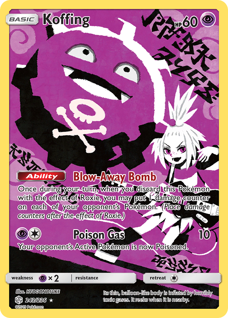 Koffing (243/236) [Sun & Moon: Cosmic Eclipse] | Odin's Place