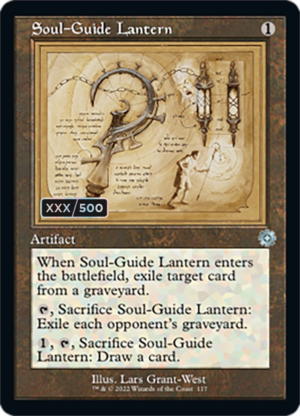 Soul-Guide Lantern (Retro Schematic) (Serialized) [The Brothers' War Retro Artifacts] | Odin's Place