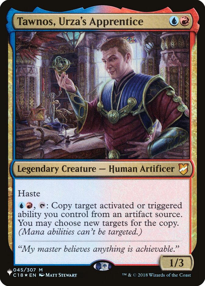Tawnos, Urza's Apprentice [The List] | Odin's Place