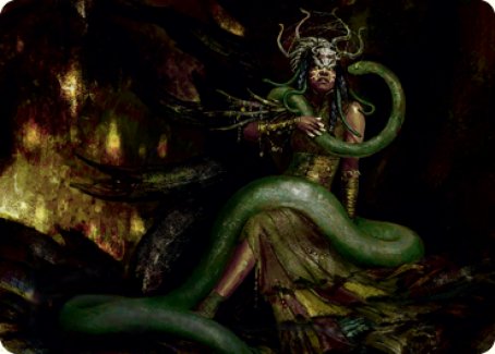 Saryth, the Viper's Fang Art Card [Innistrad: Midnight Hunt Art Series] | Odin's Place