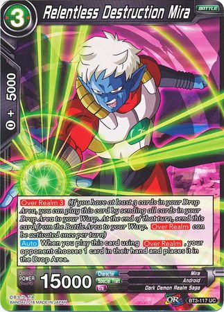Relentless Destruction Mira (BT3-117) [Cross Worlds] | Odin's Place