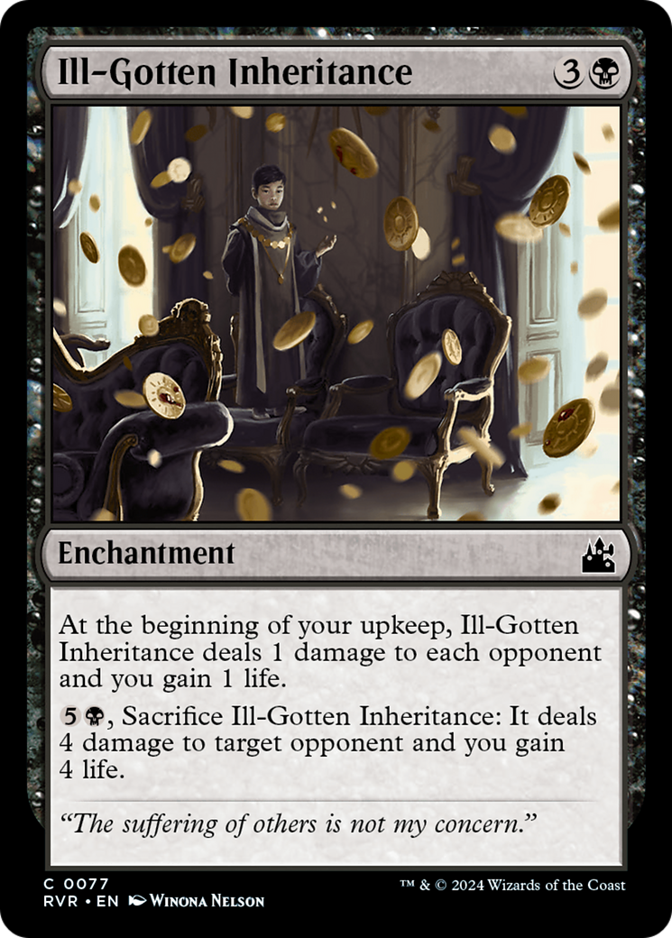 Ill-Gotten Inheritance [Ravnica Remastered] | Odin's Place