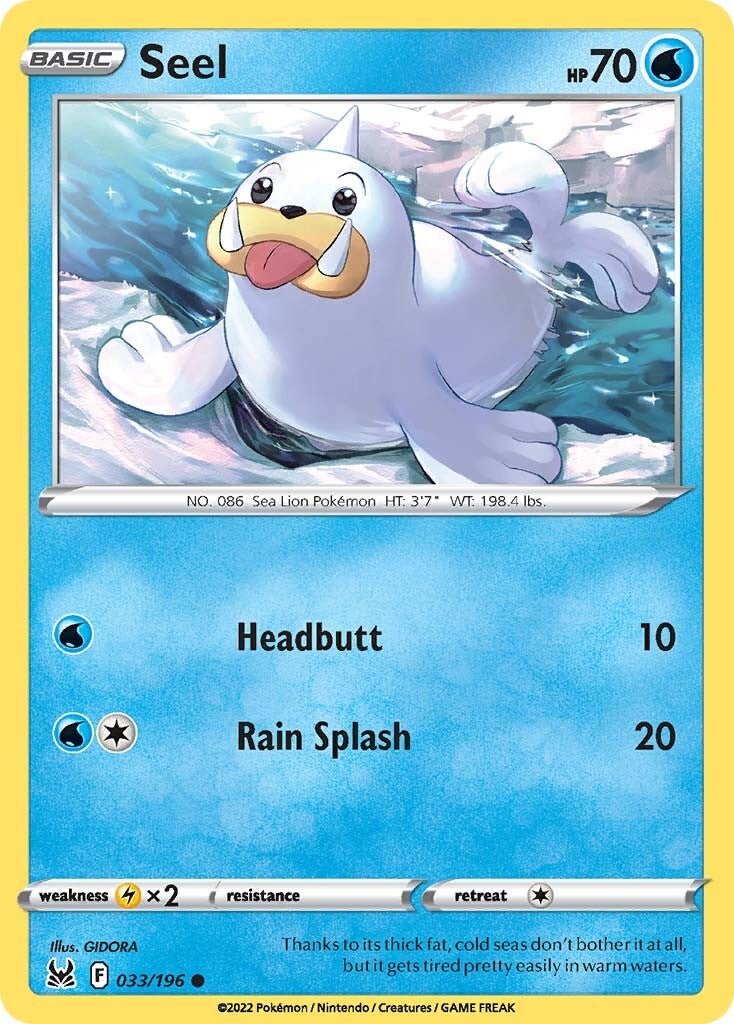 Seel (033/196) [Sword & Shield: Lost Origin] | Odin's Place