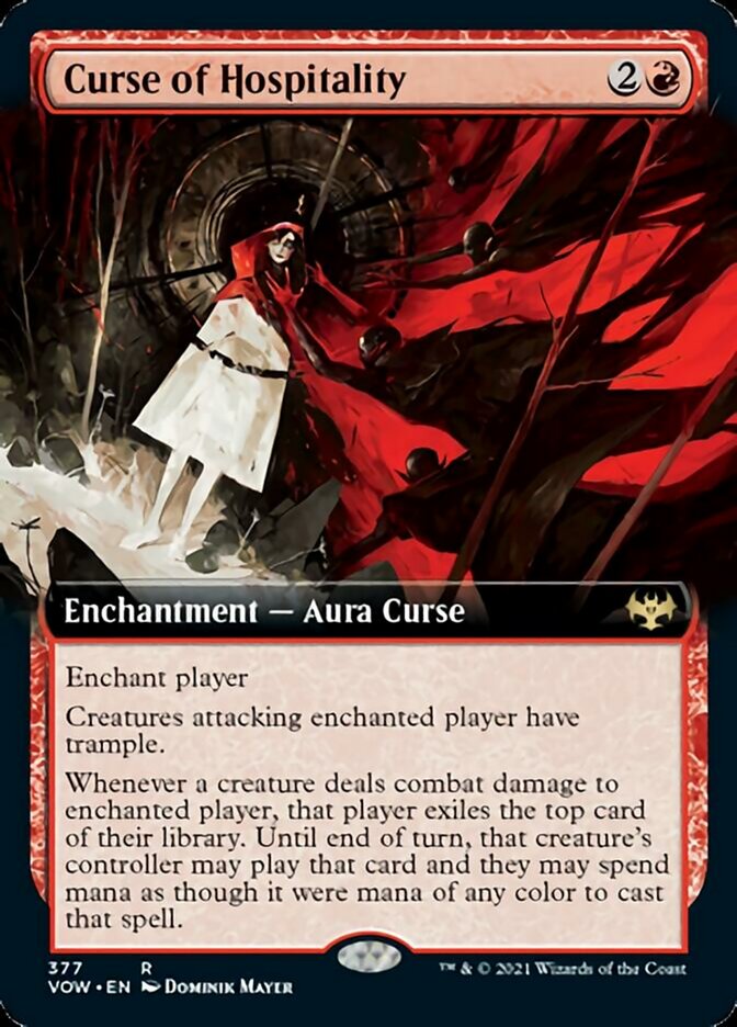 Curse of Hospitality (Extended Art) [Innistrad: Crimson Vow] | Odin's Place