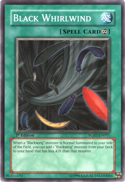 Black Whirlwind [RGBT-EN051] Common | Odin's Place