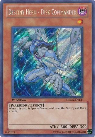 Destiny HERO - Disk Commander [LCGX-EN133] Secret Rare | Odin's Place