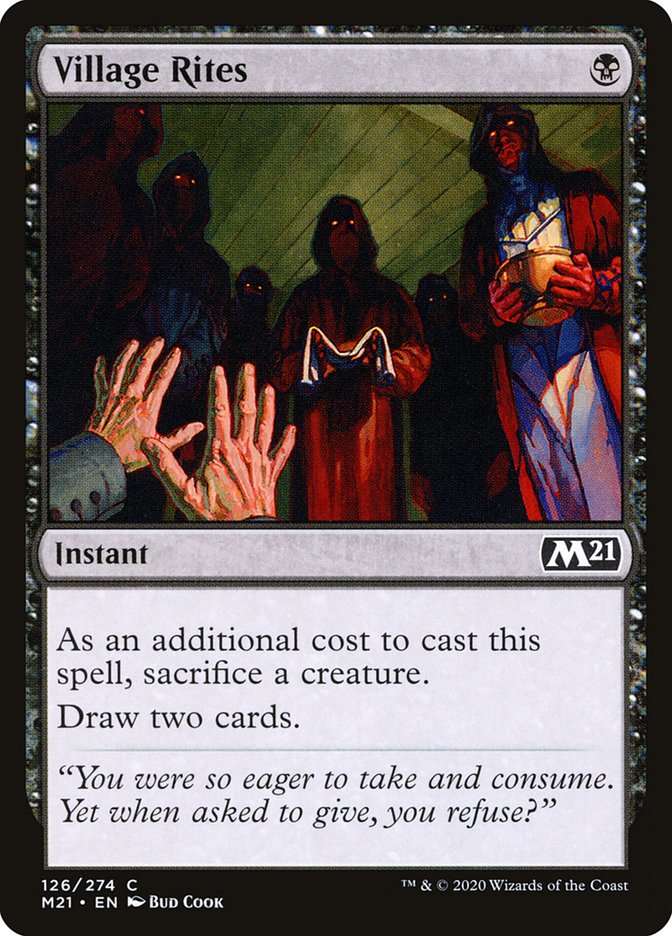 Village Rites [Core Set 2021] | Odin's Place