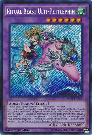 Ritual Beast Ulti-Pettlephin [THSF-EN029] Secret Rare | Odin's Place