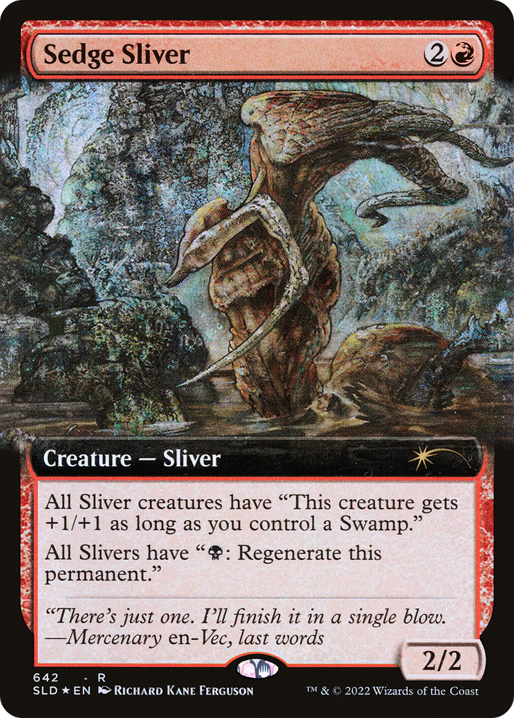 Sedge Sliver (Extended Art) [Secret Lair Drop Promos] | Odin's Place