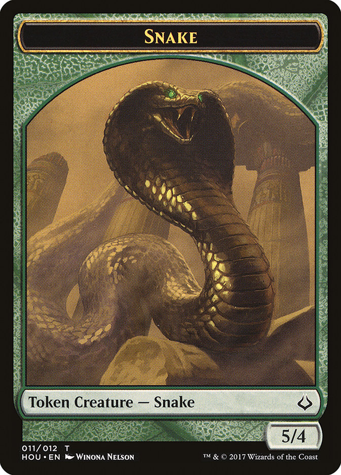 Snake Token (11) [Hour of Devastation Tokens] | Odin's Place