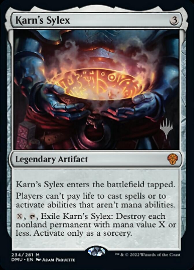 Karn's Sylex (Promo Pack) [Dominaria United Promos] | Odin's Place
