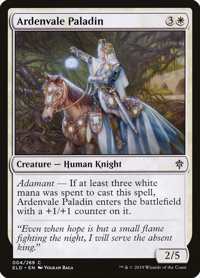Ardenvale Paladin [Throne of Eldraine] | Odin's Place