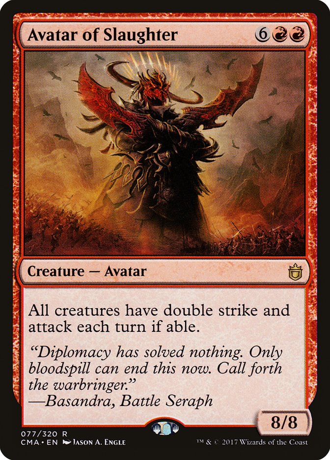 Avatar of Slaughter (77) [Commander Anthology] | Odin's Place