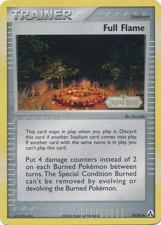 Full Flame (74/92) (Stamped) [EX: Legend Maker] | Odin's Place