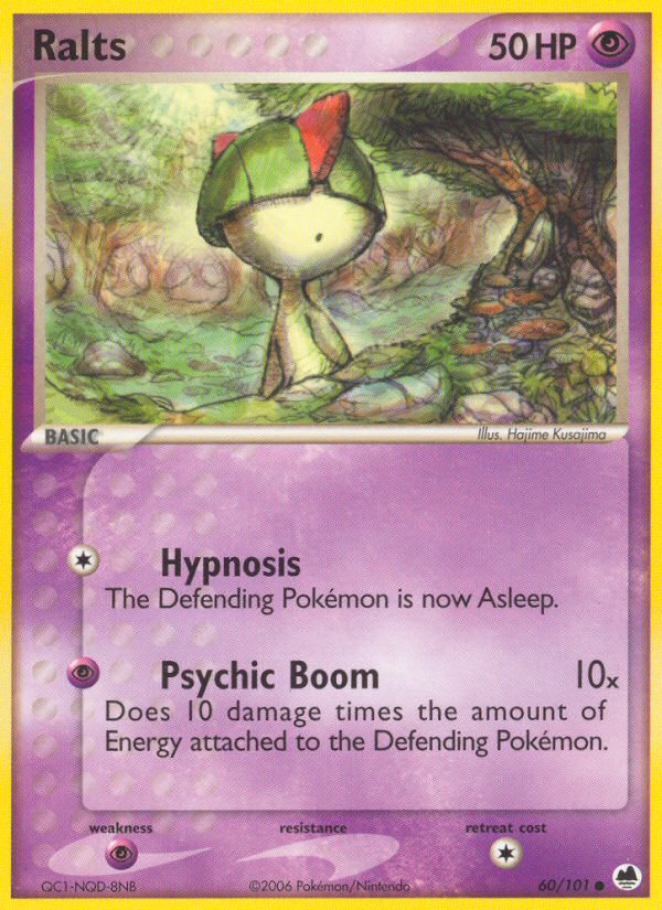 Ralts (60/101) [EX: Dragon Frontiers] | Odin's Place
