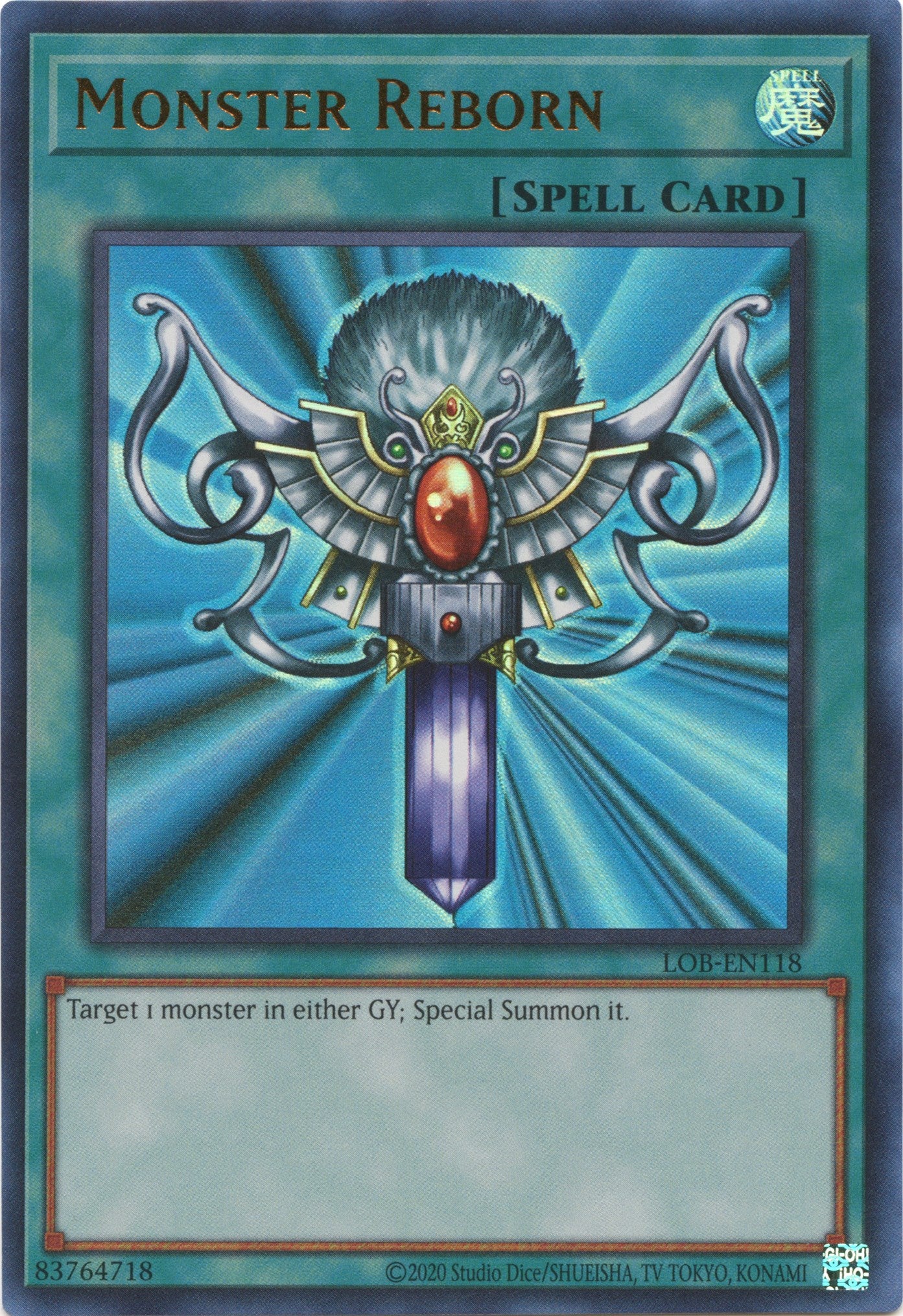 Monster Reborn (25th Anniversary) [LOB-EN118] Ultra Rare | Odin's Place