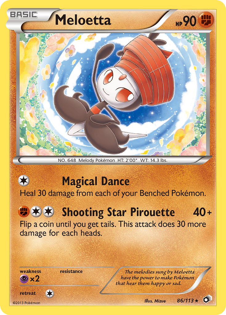 Meloetta (86/113) [Black & White: Legendary Treasures] | Odin's Place