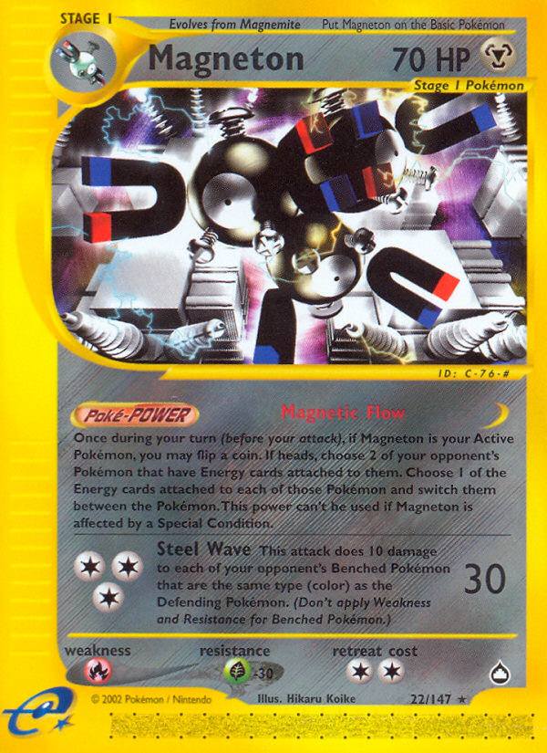 Magneton (22/147) [Aquapolis] | Odin's Place