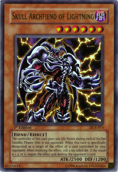 Skull Archfiend of Lightning [DCR-073] Ultra Rare | Odin's Place