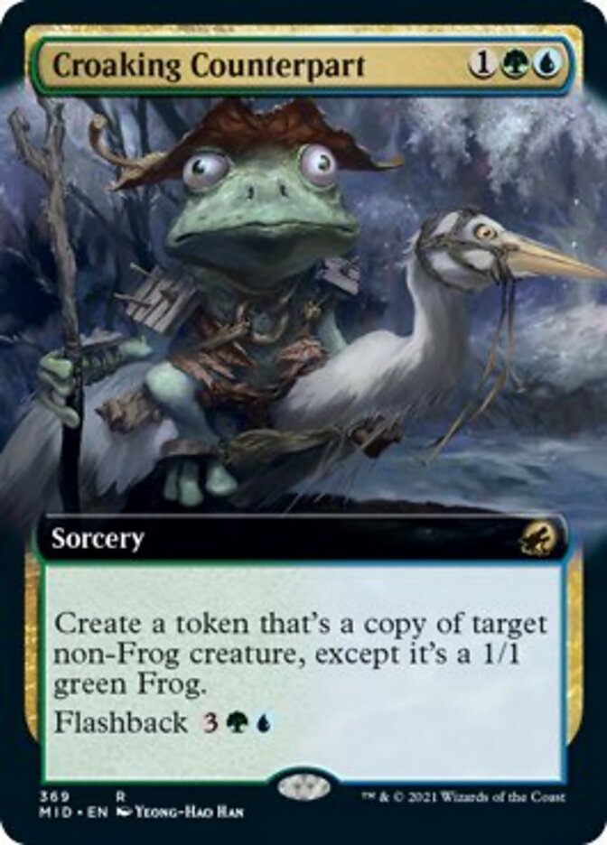 Croaking Counterpart (Extended Art) [Innistrad: Midnight Hunt] | Odin's Place