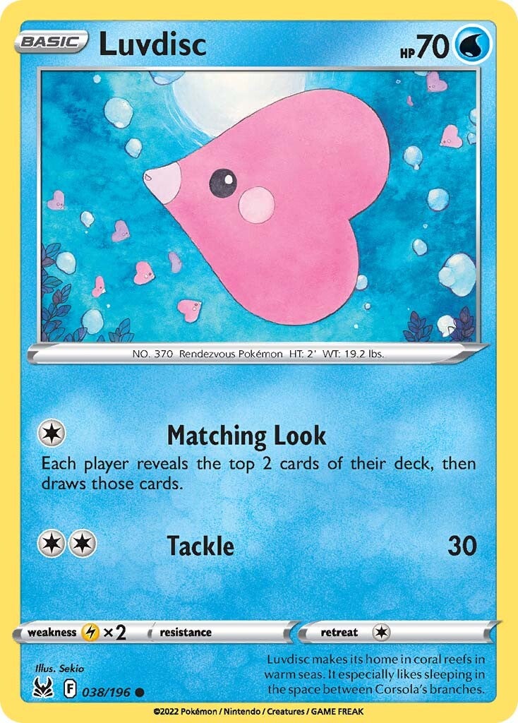 Luvdisc (038/196) [Sword & Shield: Lost Origin] | Odin's Place
