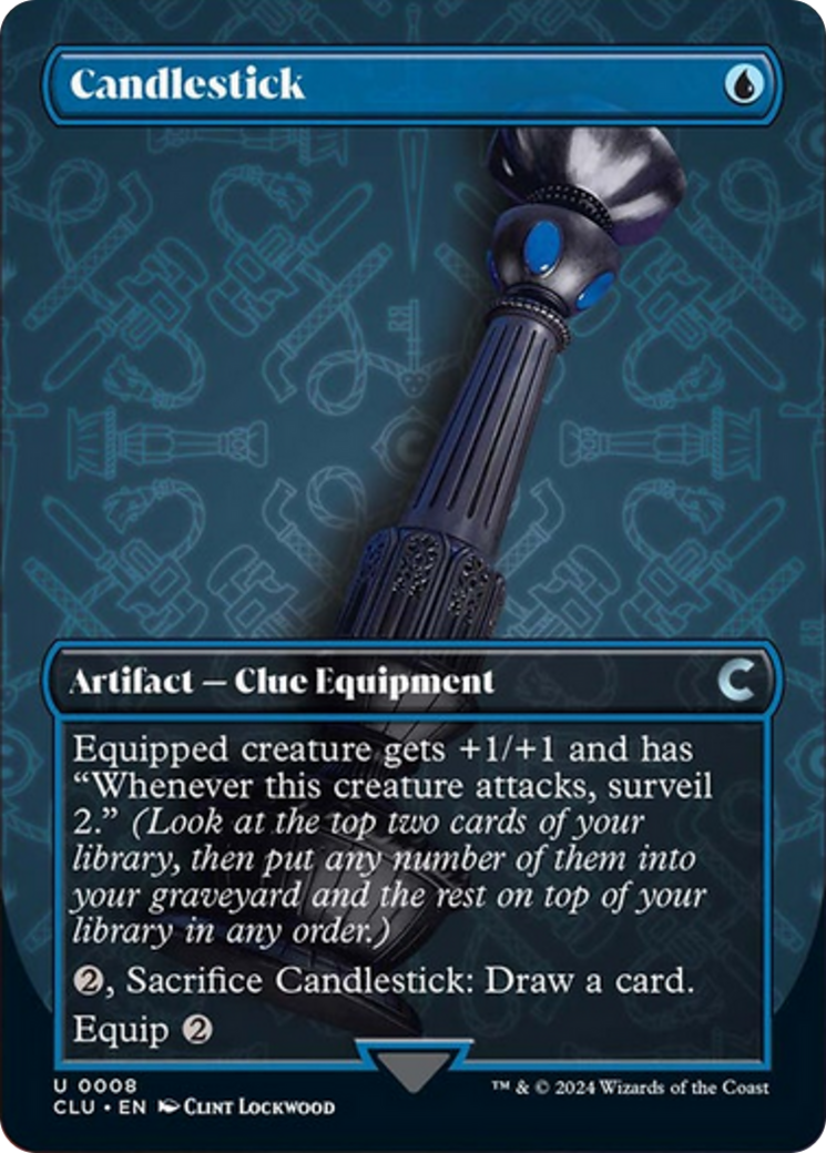 Candlestick (Borderless) [Ravnica: Clue Edition] | Odin's Place