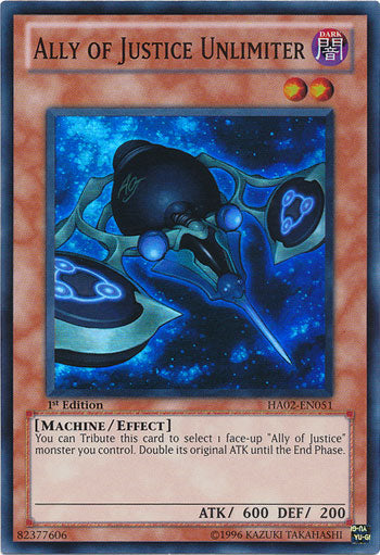Ally of Justice Unlimiter [HA02-EN051] Super Rare | Odin's Place