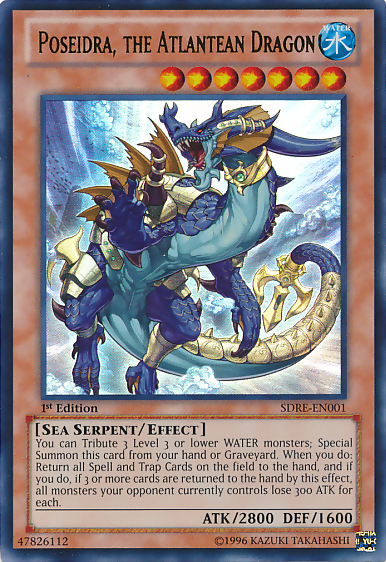 Poseidra, the Atlantean Dragon [SDRE-EN001] Ultra Rare | Odin's Place