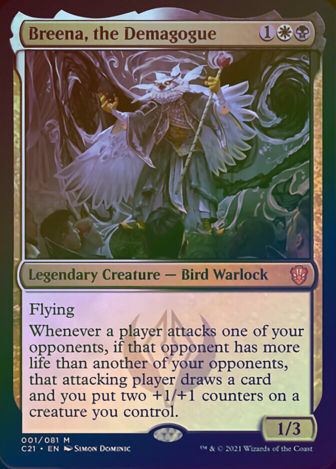 Breena, the Demagogue (Display Commander) [Commander 2021] | Odin's Place