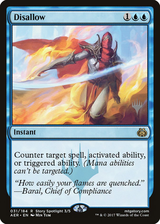 Disallow (Promo Pack) [Aether Revolt Promos] | Odin's Place