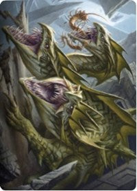 Grakmaw, Skyclave Ravager Art Card [Zendikar Rising Art Series] | Odin's Place
