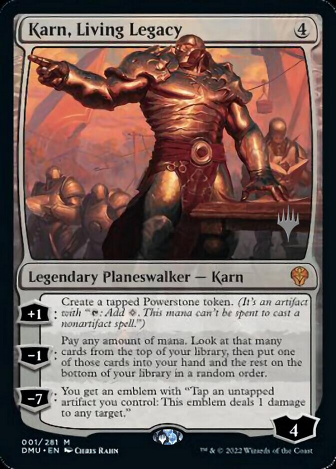 Karn, Living Legacy (Promo Pack) [Dominaria United Promos] | Odin's Place