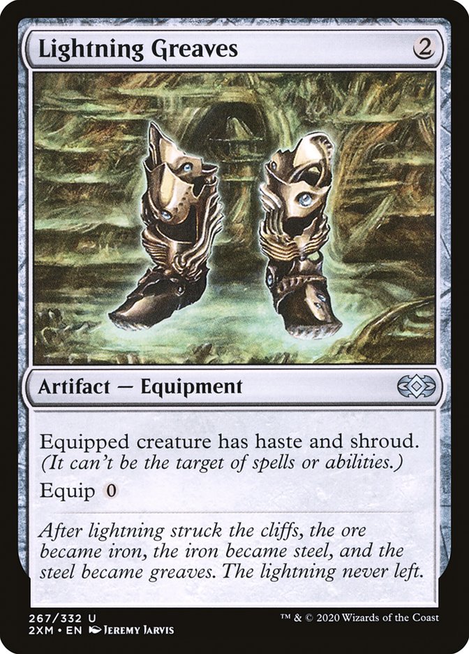 Lightning Greaves [Double Masters] | Odin's Place