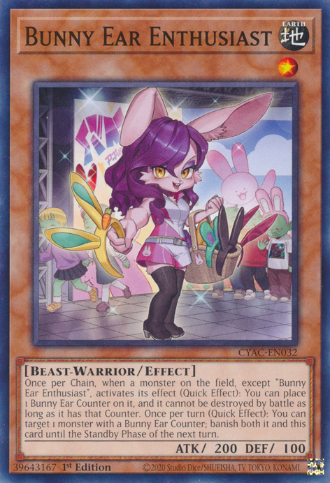 Bunny Ear Enthusiast [CYAC-EN032] Common | Odin's Place