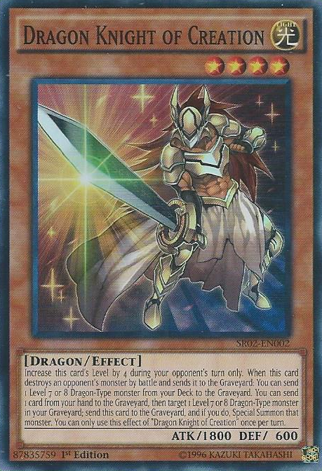 Dragon Knight of Creation [SR02-EN002] Super Rare | Odin's Place