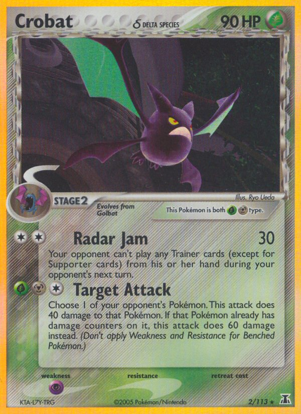 Crobat (2/113) (Delta Species) [EX: Delta Species] | Odin's Place
