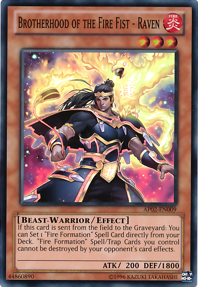 Brotherhood of the Fire Fist - Raven [AP02-EN009] Super Rare | Odin's Place