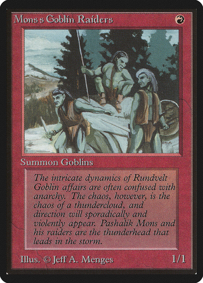 Mons's Goblin Raiders (165) [Beta Edition] | Odin's Place