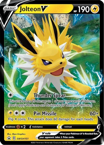 Jolteon V (SWSH151) [Sword & Shield: Black Star Promos] | Odin's Place