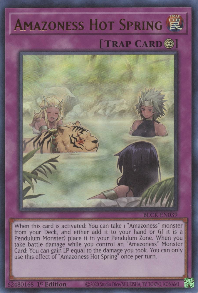 Amazoness Hot Spring [BLCR-EN039] Ultra Rare | Odin's Place