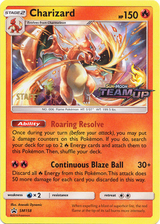 Charizard (SM158) (Staff) [Sun & Moon: Black Star Promos] | Odin's Place