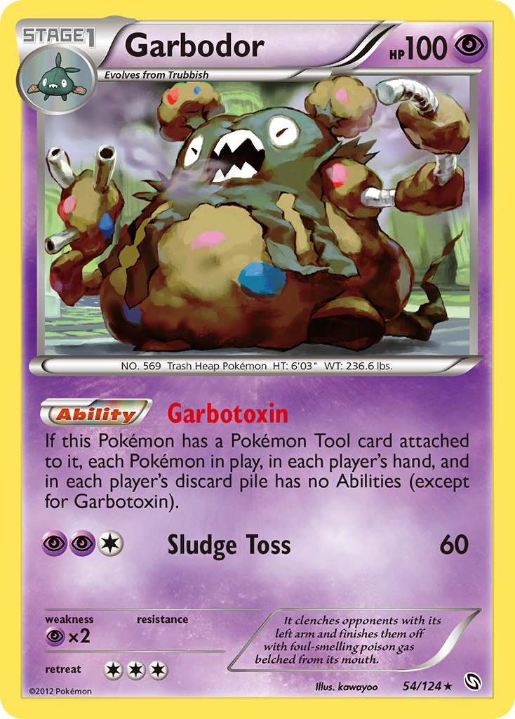 Garbodor (54/124) [Black & White: Dragons Exalted] | Odin's Place
