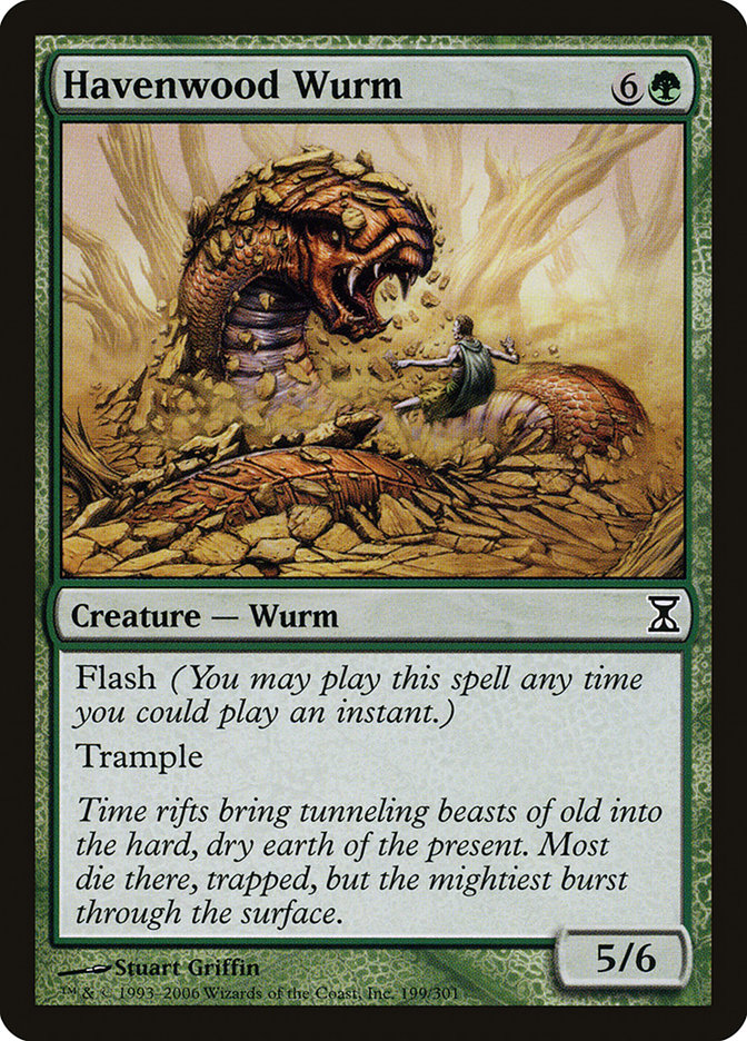 Havenwood Wurm (199) [Time Spiral] | Odin's Place