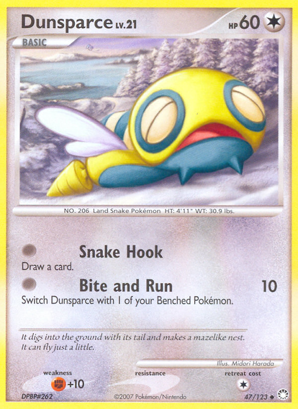 Dunsparce (47/123) [Diamond & Pearl: Mysterious Treasures] | Odin's Place